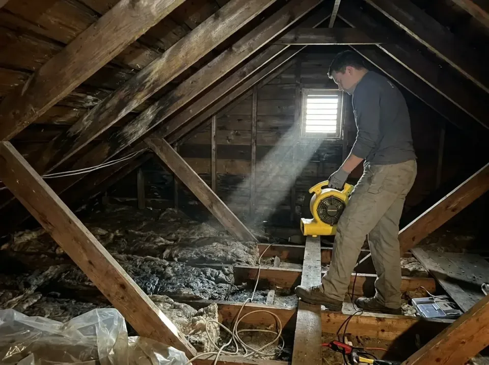 attic-water-damage-drying-proc-007 — frequently asked questions, Emergency Water Extraction & 24/7 Flood Response in Willits…